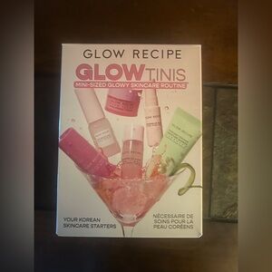 💕GLOW RECIPE GLOW TINIS MINI SIZED GLOWY SKIN CARE ROUTINE BOX SET